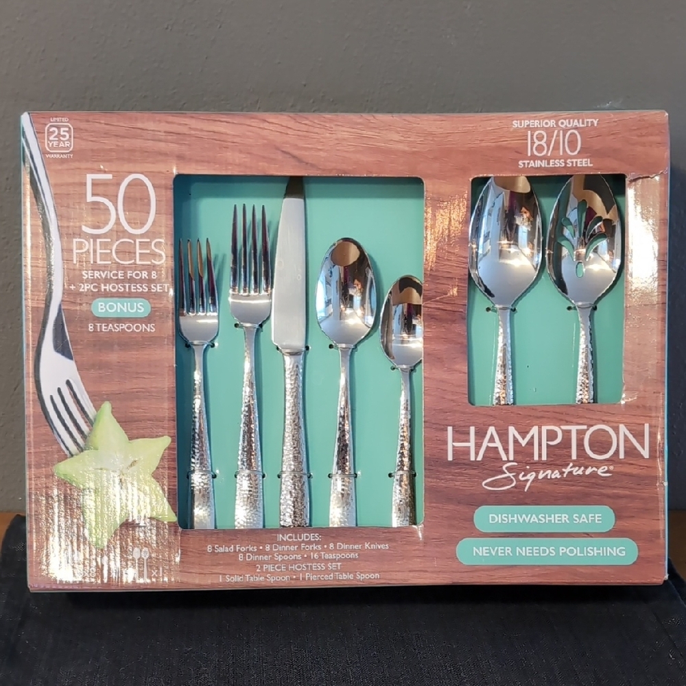 Silver Flatware Set